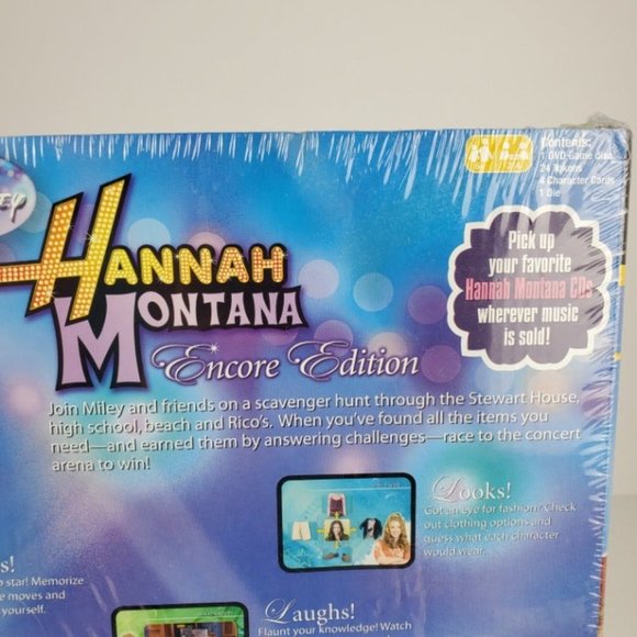 Disney Hannah Montana Mattel DVD Game Encore Edition Sealed - Picture 3 of 4